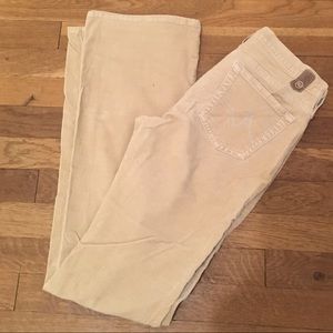 Ag The Angel Bootcut Tan Corduroys - 28R
